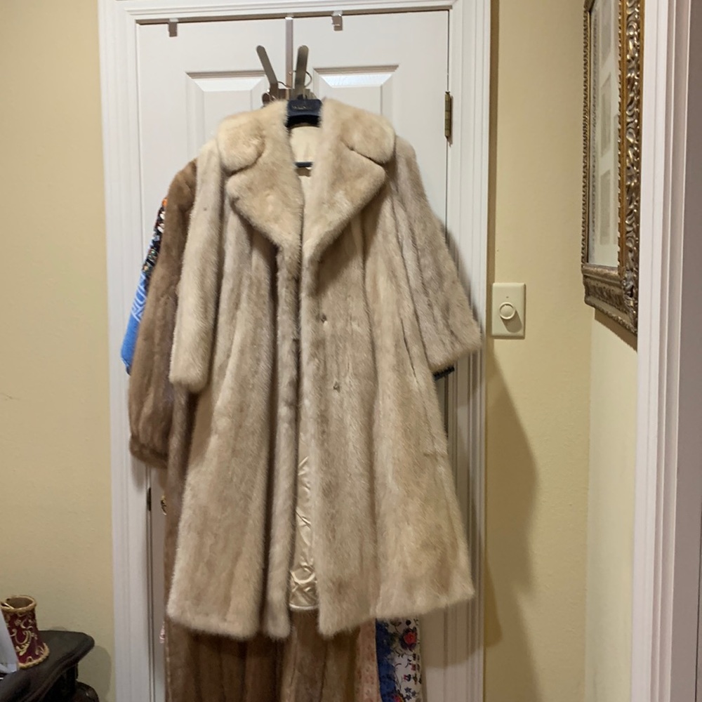 Vintage genuine mink coat